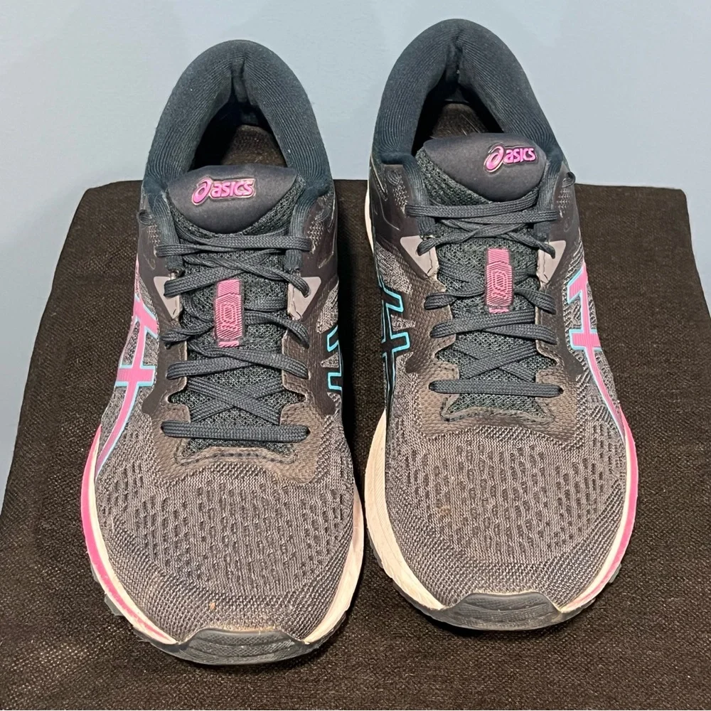 Women’s Asics GT 1000 Athletic Running Shoes Sneakers Women's Size 9 Purple Blue - Picture 2 of 8